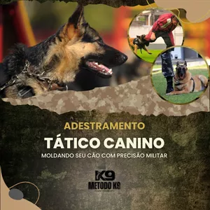 Imagem de capa para o Ebook Adestramento Tático Canino - Moldando seu Cão com Precisão Militar