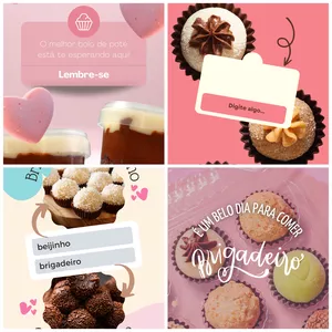 Imagem de capa para o Curso online Pack: Canva para confeiteiros com 67 artes!