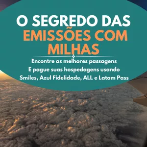 Imagem de capa para o Ebook E-book O Segredo das Emissões com Milhas