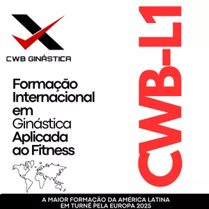 Imagem de capa para o Evento presencial Curso Internacional de Ginástica Aplicada ao Fitness CWB-L1 
