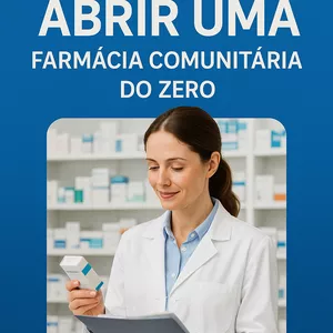 Imagem de capa para o Ebook Do Zero à Sua Própria Farmácia: O Guia Completo para Farmacêuticos Empreendedores.