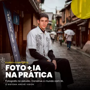 Imagem do curso Foto + IA na Prática — O Método Arché Vision.