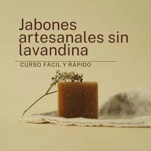 Imagen de portada para Ebook Jabones artesanales sin lavandina curso fácil y rápido 