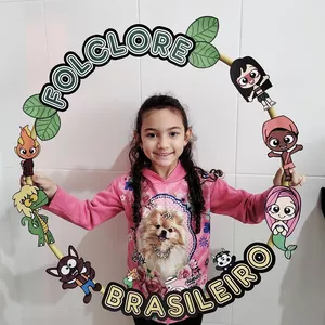 Imagem de capa para o Ebook Moldura para bambolê Folclore Brasileiro 🧜‍♀️