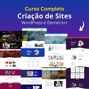 Imagem de capa para o Ebook Curso de criação de site 