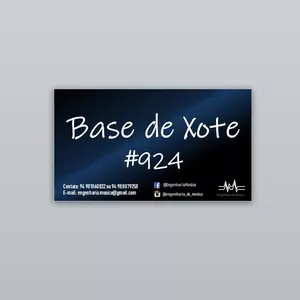 Imagem principal do produto BASE DE XOTE #924 PARA COMPOR OU IMPROVISAR  @Engenharia da Música ​
