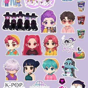 Cover image for Ebook Stiker K-POP DEMON HUNTER