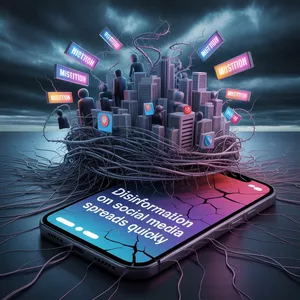 Imagem de capa para o Ebook Realidade Hackeada: Como as Redes Sociais Moldam o que Você Acredita