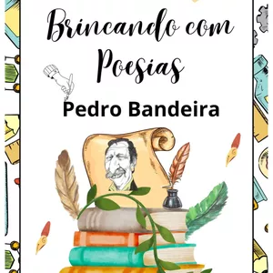 Imagem de capa para o Ebook BRINCANDO COM POESIAS, PEDRO BANDEIRA