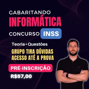 Imagem de capa para o Curso online Gabaritando Informática INSS