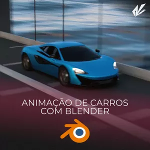 Imagem de capa para o Curso online Animação de Carros com Blender | VMC