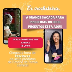 Imagem de capa para o Curso online ANINHA - A Robô Precificadora de Crochê