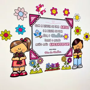 Imagem de capa para o Ebook PAINEL E LEMBRANCINHA DIA DA MULHER 