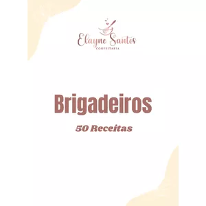Imagem de capa para o Ebook "50 Receitas Incríveis de Brigadeiros"