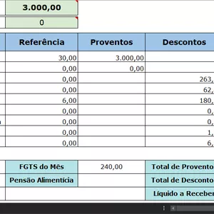 Imagem de capa para o Curso online Planilha Excel - Cálculo da Folha de Pagamento 