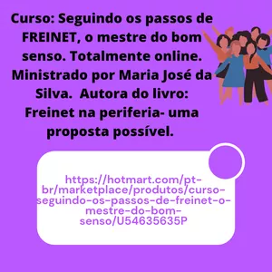 Imagem de capa para o Curso online Curso: Seguindo os passos de Freinet, o mestre do bom senso.