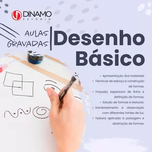 Imagem de capa para o Curso online Curso de Desenho Básico
