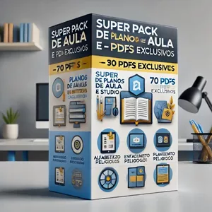 Imagem de capa para o Curso online Super Pack de Planos de Aula e Estudos - 70 PDFs Exclusivos 📚🎒 