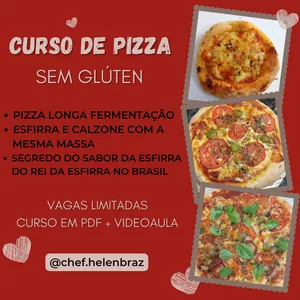 Imagem de Pizza SEM GLÚTEN criado por Chef Helen Braz na hotmart
