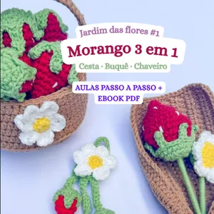 Imagem de capa para o Curso online Combo Morango – 3 Peças Doces pra Crochetar e Encantar