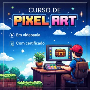 Imagem de Curso de Pixel Art criado por Qualifica Brasil na hotmart