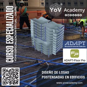 Imagen de portada para Curso online DISEÑO DE LOSAS POSTENSADOS PARA EDIFICIOS