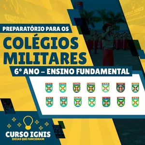 Imagem de capa para o Curso online Preparatório para os colégios militares - 6º Ano