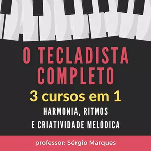 Imagem de capa para o Curso online Curso - O Tecladista Completo