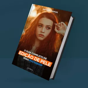 Imagem de capa para o Ebook O Guia Completo de Edição de Pele para Photoshop