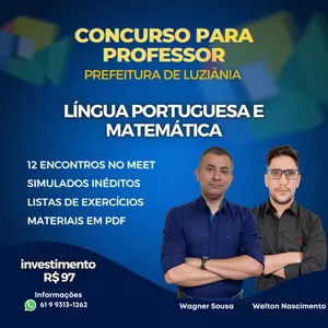 concurso para professor de Luziânia 