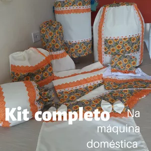Imagem de capa para o Curso online Kit de cozinha com 10 peças todas na maquina doméstica