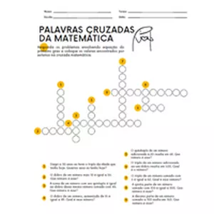 Imagem de capa para o Ebook Cruzada matemática.