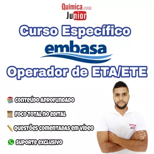 Imagem do curso Operador de Processos de Água e Esgoto EMBASA 2022 - Curso Específico 