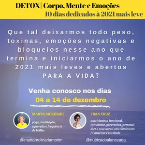 Imagem de capa para o Curso online Detox Corpo, Mente, Emoção