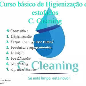 Imagem principal do produto Curso básico de higienização de estofados