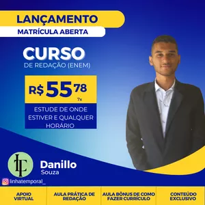 Imagem do curso Curso de Redação (ENEM)