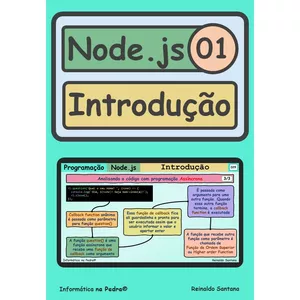 Imagem de capa para o Ebook  Introdução ao Node.js: Aprenda de Forma Didática com Exemplos Práticos e Diagramas Coloridos