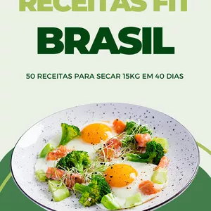 Imagem de capa para o Ebook 50 Receitas Fitness + Bônus 🔥