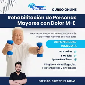 Imagen de portada para Curso online Curso Fisioterapia para Adultos Mayores con Dolor
