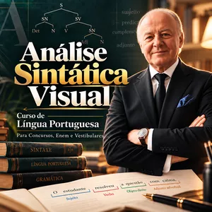 Imagem do curso CURSO DE LÍNGUA PORTUGUESA: ANÁLISE SINTÁTICA VISUAL
