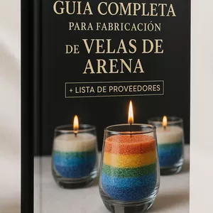 Imagen de portada para Curso online LA GUÍA COMPLETA PARA FABRICACIÓN DE VELAS DE ARENA 