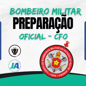 Imagem de capa para o Curso online Preparação CBMERJ - Bombeiro Militar Rio de Janeiro - Oficial (CFO)