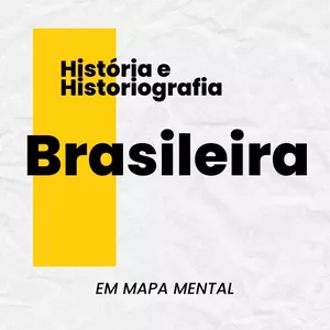 Imagem de capa para o Ebook Mapa mental - História e historiografia do Brasil