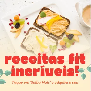 Imagem de capa para o Ebook Receitas Fit em casa