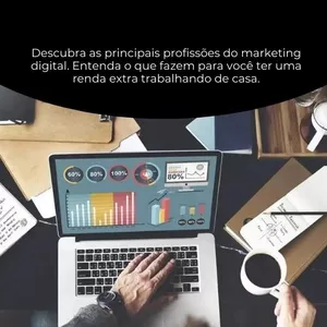 Imagem de capa para o Ebook As Melhores Profissões do Marketing Digital