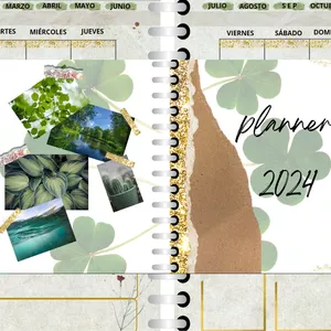 Imagen de portada para Ebook Planner Digital SIN FECHAS 2024 