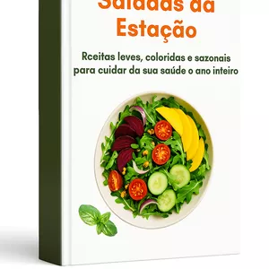 Imagem de capa para o Ebook Saladas da Estação