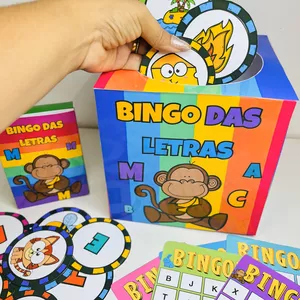 Imagem de capa para o Ebook BINGO DAS LETRAS