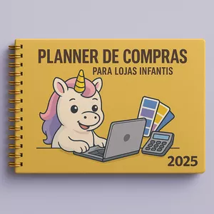 Imagem de capa para o Curso online Planner de Compras Loja Infantil