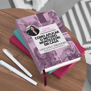Imagem de capa para o Ebook Livro Guia - Como Aplicar o Método Montessori em Casa
